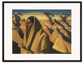 Gerahmter Kunstdruck Allwissender