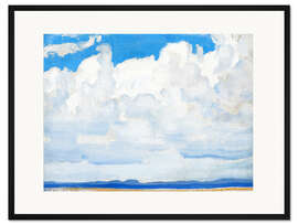 Gerahmter Kunstdruck Wolken