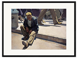 Framed art print forgotten man