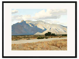 Stampa artistica con cornice Ridge and Rillito, Arizona