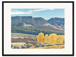 Gerahmter Kunstdruck Ruhiger Morgen