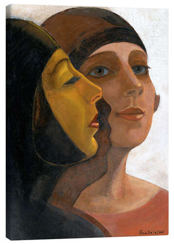 Canvas print Portrait of two women