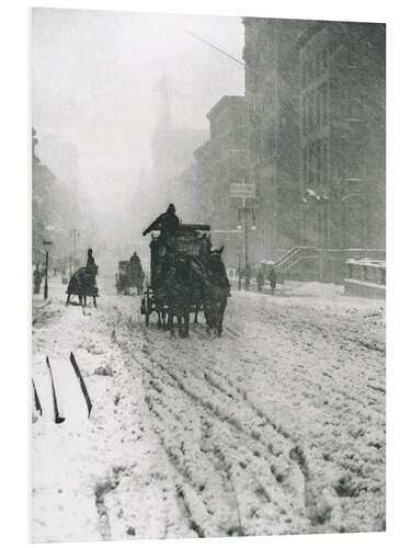 Foam board print Winter - Fifth Avenue