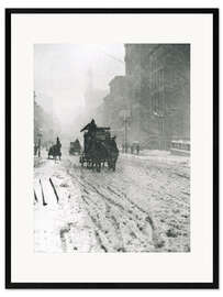 Framed art print Winter - Fifth Avenue