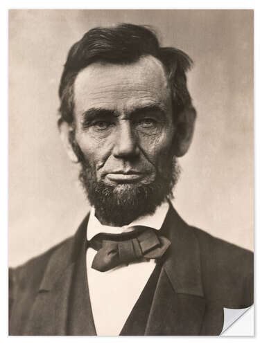 Naklejka na ścianę Abraham Lincoln