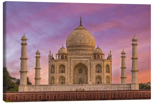 Stampa su tela  Taj Mahal, India - Mike Clegg Photography