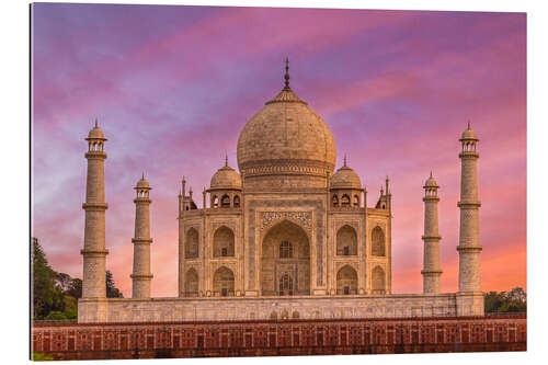 Tableau en plexi-alu Taj Mahal, Inde