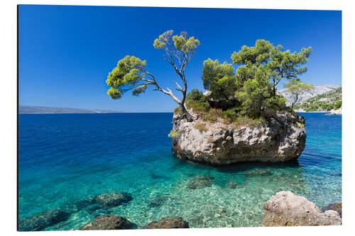 Aluminium print Croatian Beach