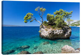 Leinwandbild Strand in Kroatien - Frank Fischbach