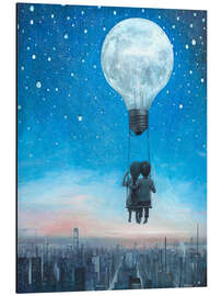 Magnettafel our love will light the night