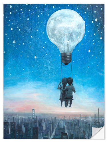 Wall sticker Our love will light the night