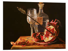 Hartschaumbild love slowly kills