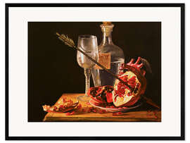 Gerahmter Kunstdruck love slowly kills