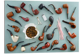 Gallery print Collection of smoking pipes