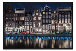 Gerahmter Kunstdruck Amsterdam-Licht-Festival