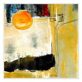 Wandbild  Abstrakte Sonne - Niksic Katarina