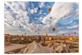 Hartschaumbild Ballonparade Kappadokien