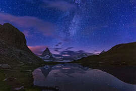 Magnettafel Milchstraße am Matterhorn, Schweiz