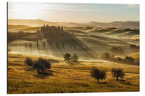 Cuadro de aluminio Dawn in Tuscany, Italy