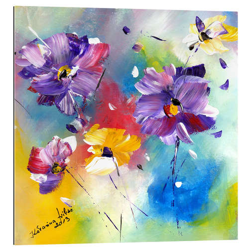 Tableau en plexi-alu Magnifiques fleurs