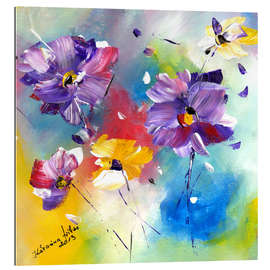 Tableau en plexi-alu Magnifiques fleurs