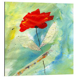 Magnettafel Mohncollage I