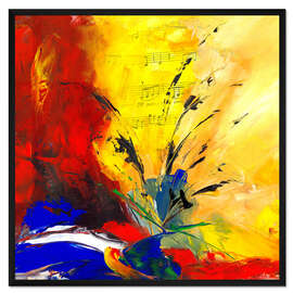 Gerahmter Kunstdruck Music and Love