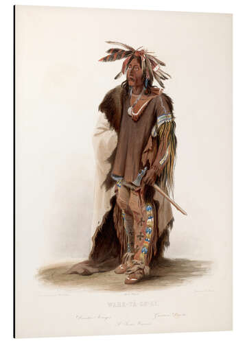 Cuadro de aluminio Wahk-ta-Ge-Li, Sioux Warrior