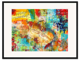 Gerahmter Kunstdruck Musikfestival