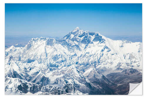 Naklejka na ścianę Aerial view of Mount Everest in the Himalaya