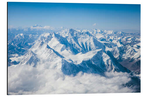 Cuadro de aluminio Aerial view of mount Everest, Himalaya