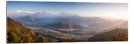 Gallery print Annapurna mountain range at sunrise, Nepal