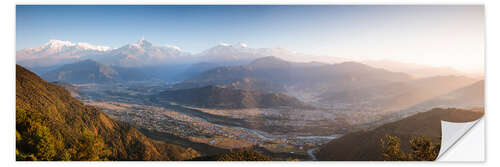 Wall sticker Annapurna mountain range at sunrise, Nepal