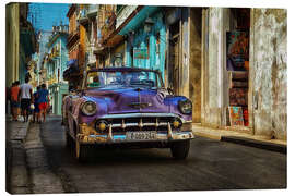 Canvas print  Taxi in alley