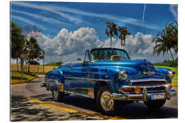 Galleriprint Vintage blue taxi