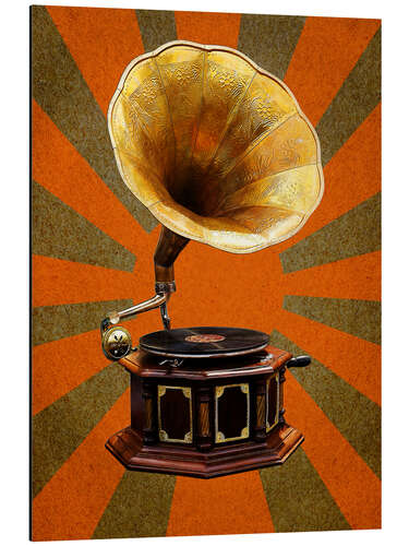 Obraz na aluminium Gramophone