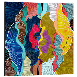 Magnettafel Abstrakte Schnörkel