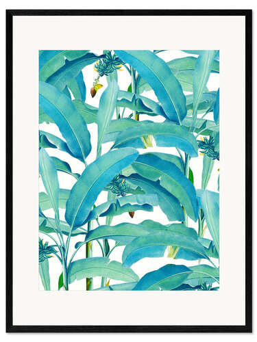 Kunsttryk i ramme Banana Forest