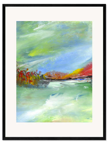 Impression artistique encadrée Saisons