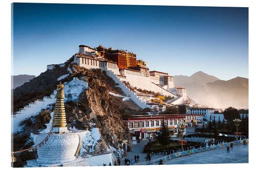 Akrylbillede Famous Potala palace in Lhasa, Tibet