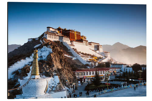 Aluminium print Famous Potala palace in Lhasa, Tibet