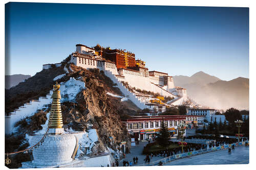 Leinwandbild Berühmte Potala Palast in Lhasa, Tibet