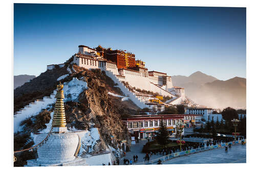 Foam board print Famous Potala palace in Lhasa, Tibet