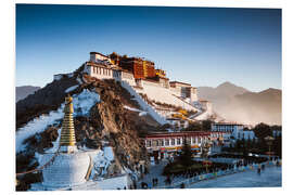 Foam board print Famous Potala palace in Lhasa, Tibet