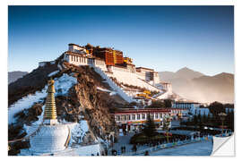 Sticker mural Famous Potala palace in Lhasa, Tibet
