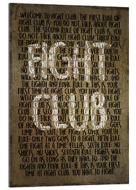 Gallery print Fight Club - Rules - Alternative