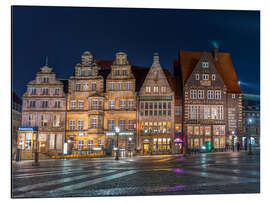 Magnettafel Giebelhäuser Marktplatz Bremen