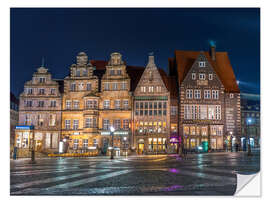 Wall sticker Gabled houses Marktplatz Bremen