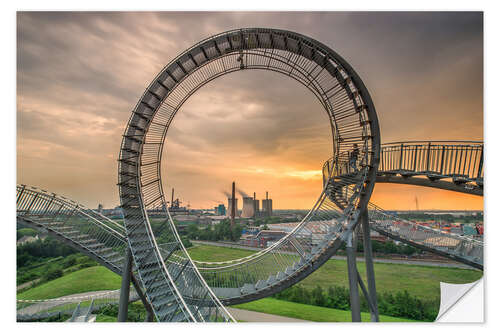 Naklejka na ścianę Tiger & Turtle Magic Mountain Duisburg