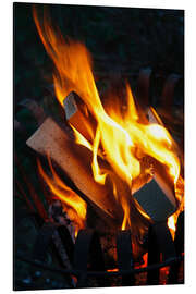 Magnettafel Feuerkorb